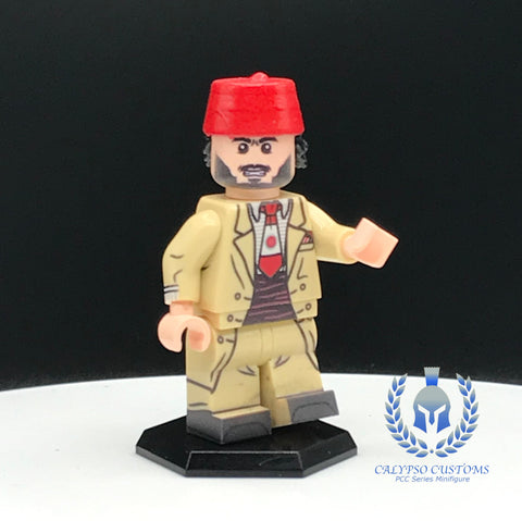 Indiana Jones Sallah Custom Printed PCC Series Minifigure