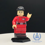 Female Imperial Red Officer Custom Printed PCC Series Minifigure