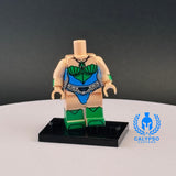 Ocean Warrior Priesress Outfit Custom UV Printed PCC Series Miniature Body