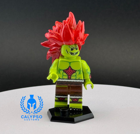 Blanka SF Custom UV Printed PCC Series Miniature