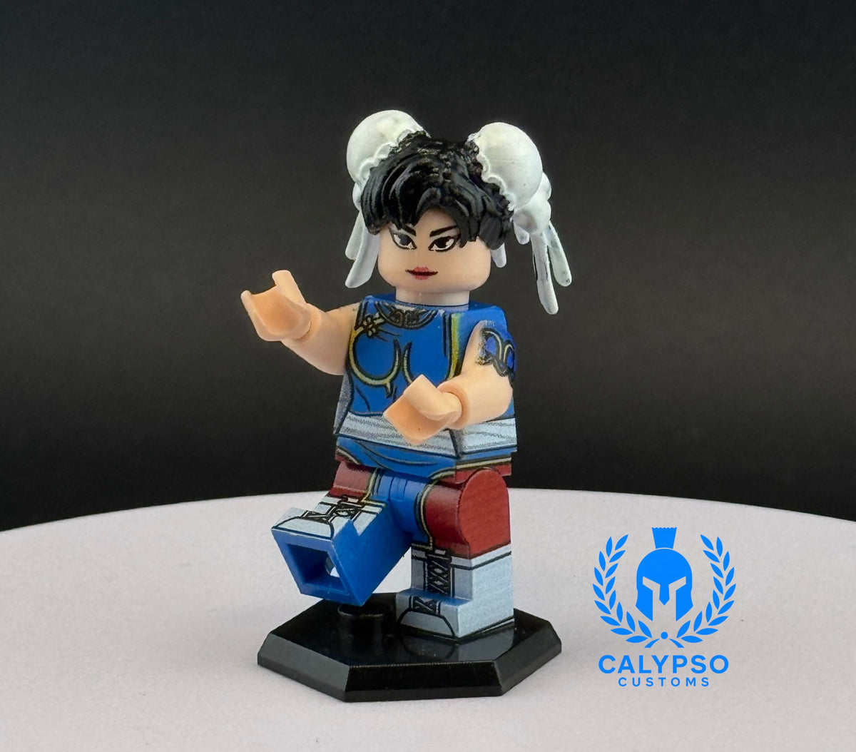Calypso Customs Chun Li SF Custom Printed PCC Series Miniature