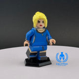 Startrek Female Blue Officer Custom UV Printed PCC Series Miniature