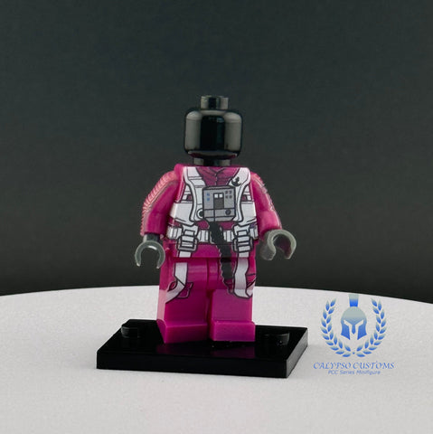 Bright Purple Rebel Pilot Suit PCC Series Minifigure Body