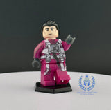 Rebel Bright Purple Squad Pilot Custom Printed PCC Series Minifigure