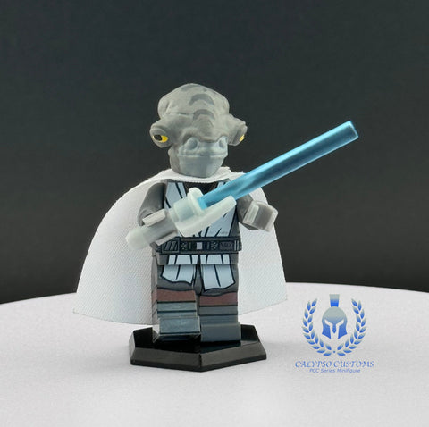 Mon Calamari Dark Grey Jedi Knight Custom Printed PCC Series Minifigure