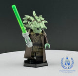 Jedi Master Kit Fisto DX Custom Printed PCC Series Minifigure