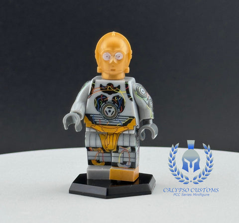 Episode 1 C3PO Custom Printed PCC Series Minifigure