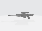 Hunter Sniper Rifle Custom 3D Print STL Model File
