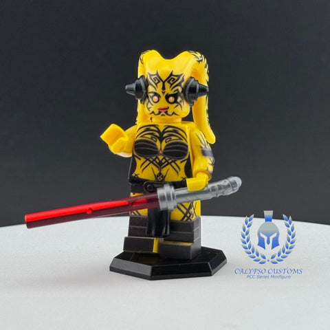 Darth Talon Yellow Custom Printed PCC Series Minifigure