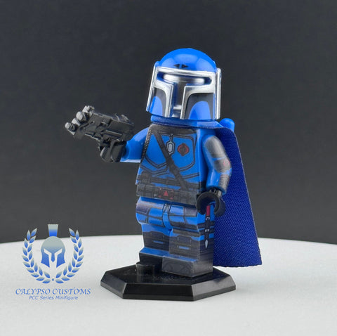 Cobra Commander Mandalorian Custom Printed PCC Series Minifigure