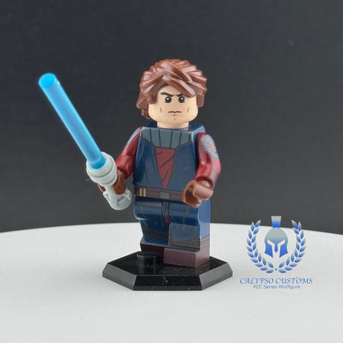 Clone Wars Anakin Skywalker Custom Printed PCC Series Minifigure