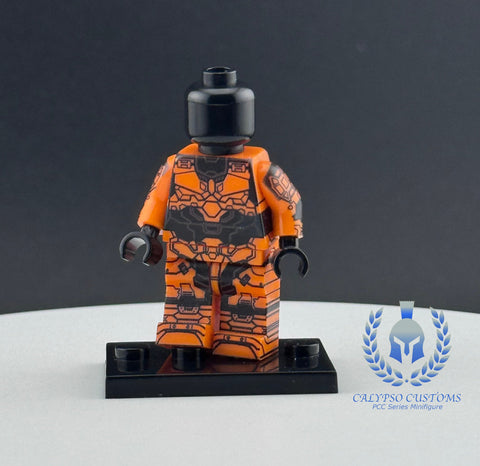 Spartan Mark VI Orange Armor PCC Series Minifigure Body