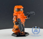 Mark VI Orange Spartan Custom Printed PCC Series Minifigure