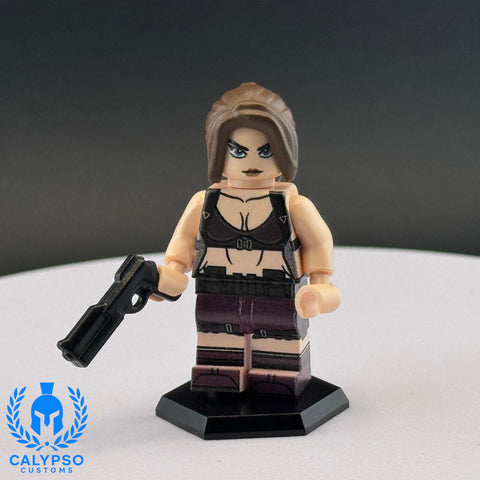 Lara Croft Custom UV Printed PCC Series Miniature