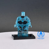 Transparent Cyan Spartan Armor Custom UV Printed PCC Series Miniature Body