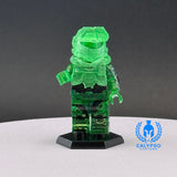 Transparent Green Spartan Reach Scout Custom UV Printed PCC Series Miniature