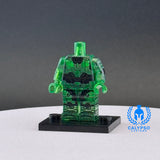 Transparent Green Spartan Armor Custom UV Printed PCC Series Miniature Body