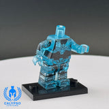 Transparent Cyan Spartan Armor Custom UV Printed PCC Series Miniature Body