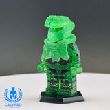 Transparent Green Spartan Reach Scout Custom UV Printed PCC Series Miniature