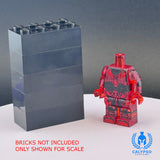 Transparent Crimson Spartan Armor Custom UV Printed PCC Series Miniature Body