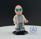 Futurama Professor Farnsworth Custom Printed PCC Series Minifigure
