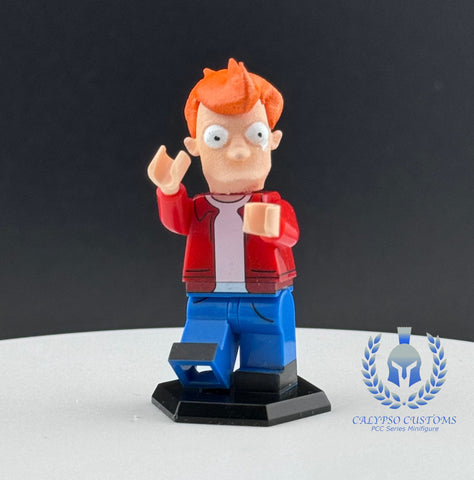 Futurama Fry Custom Printed PCC Series Minifigure