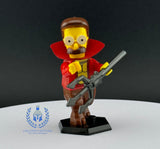 Simpsons Devil Flanders Custom Printed PCC Series Miniature