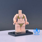 Bronze Swimsuit Bikini V1 Custom UV Printed PCC Series Miniature Body
