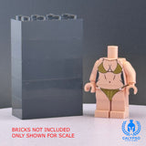 Bronze Swimsuit Bikini V1 Custom UV Printed PCC Series Miniature Body