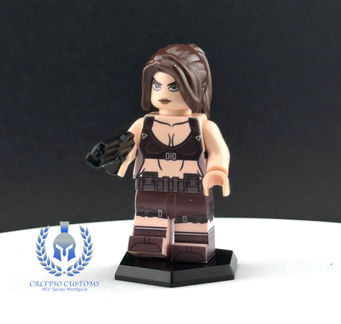 Lara Croft Custom Printed PCC Series Minifigure