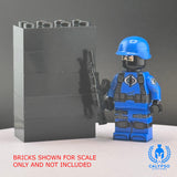 G.I. Joe Cobra Blue Officer Custom Printed UV PCC Series Miniature