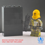 Yellow Neo Crusader Mandalorian Custom UV Printed PCC Series Miniature