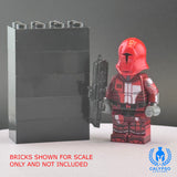 Red Neo Crusader Mandalorian Custom UV Printed PCC Series Miniature