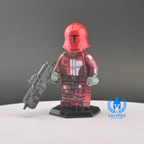 Red Neo Crusader Mandalorian Custom UV Printed PCC Series Miniature