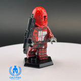 Red Neo Crusader Mandalorian Custom UV Printed PCC Series Miniature