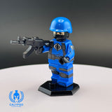 G.I. Joe Cobra Blue Officer Custom Printed UV PCC Series Miniature