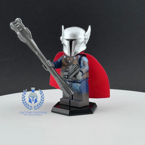 Thor Armored Mandalorian Custom Printed PCC Series Minifigure