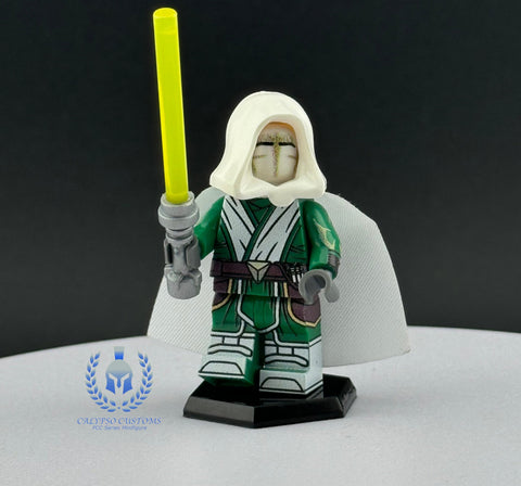 Green Jedi Temple Crusader Custom Printed UV PCC Series Miniature