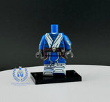 Blue Jedi Temple Crusader Robes Custom Printed PCC Series Miniature Body