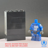 Blue Neo Crusader Mandalorian Armor V2 Custom UV Printed PCC Series Miniature Body