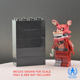 FNAF Nightmare Foxy Custom UV Printed PCC Series Miniature