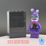 FNAF Nightmare Bonnie Custom UV Printed PCC Series Miniature