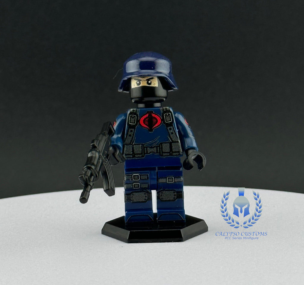 Calypso Customs Joe Dark Blue Cobra Officer Custom Printed
