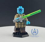 Jedi Master Halsey Custom Printed PCC Series Minifigure