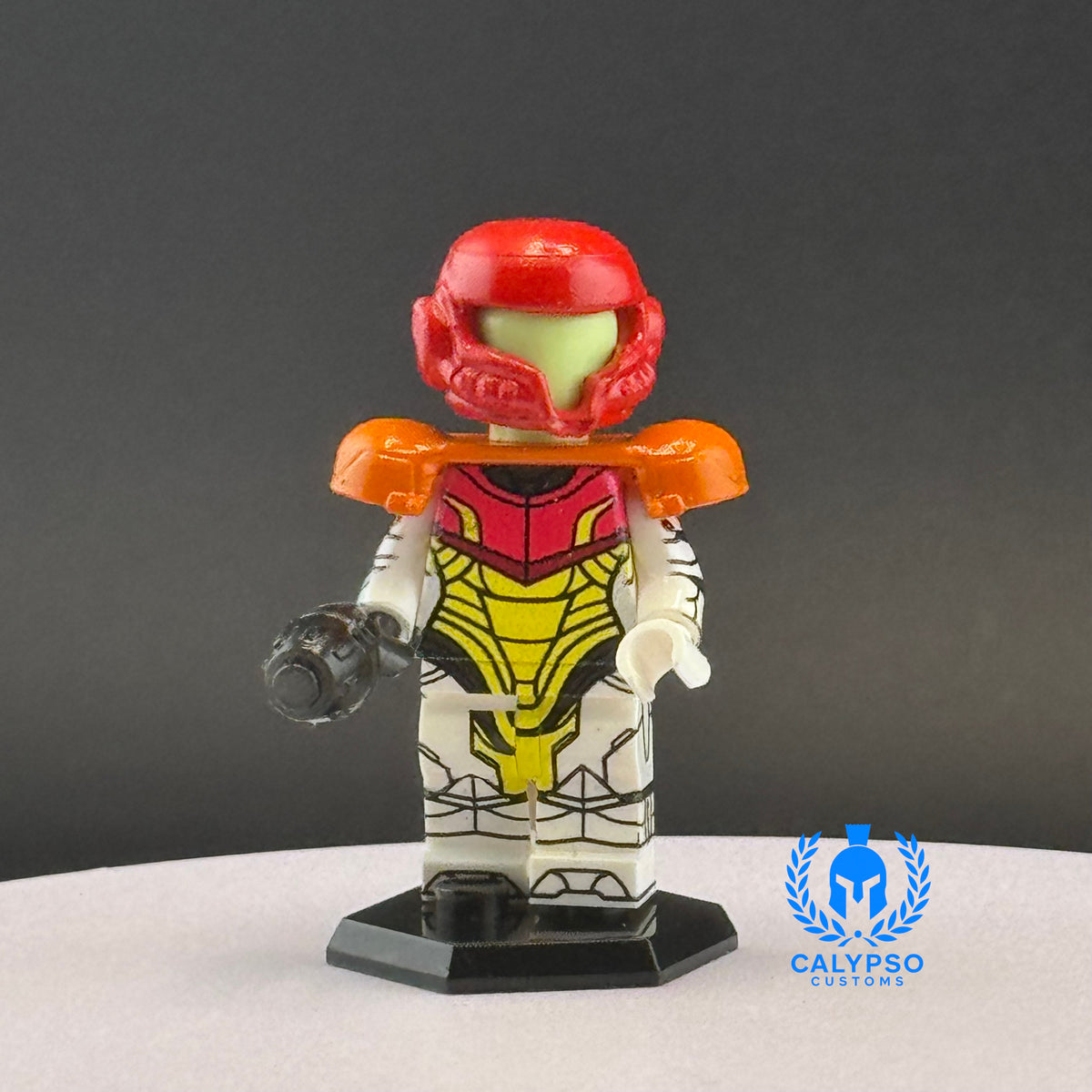 Calypso Customs Metroid Varia Suit Samus Aran Custom UV Printed PCC ...