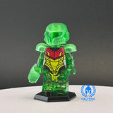 Corrupted Hologram Samus Aran Custom UV Printed PCC Series Miniature