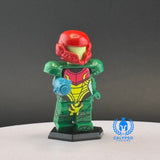 Metroid: Green Smash Suit Samus Aran Custom UV Printed PCC Series Miniature
