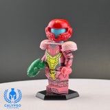 Metroid: Rose Smash Suit Samus Aran Custom UV Printed PCC Series Miniature