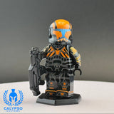 Umbra Squad Clone Commando Custom UV Printed PCC Series Miniature