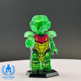 Corrupted Hologram Samus Aran Custom UV Printed PCC Series Miniature